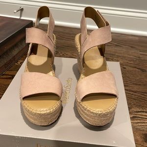 NWT Beige Wedges
